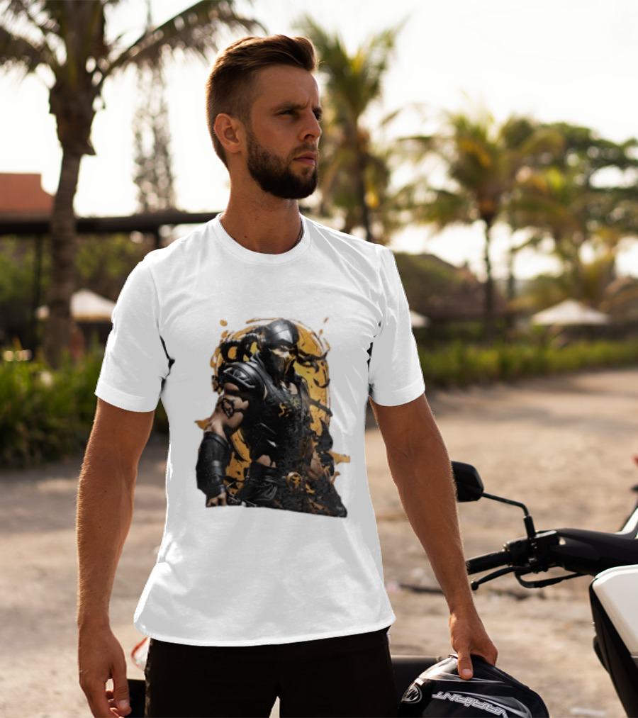 Mortal Kombat Scorpion Warrior Fighter T-Shirt