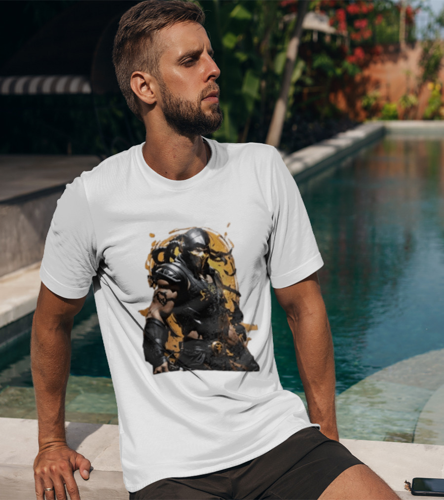 Mortal Kombat Scorpion Warrior Fighter T-Shirt