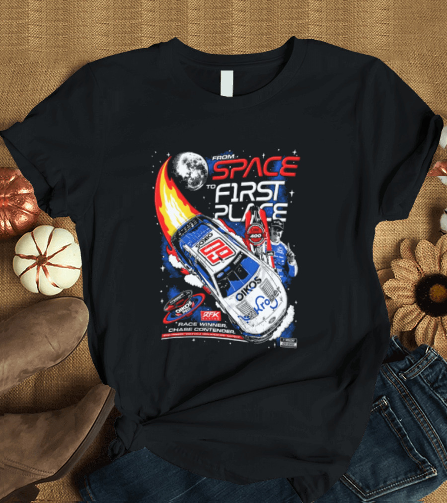 Space To First Place Daytona RFK Racing 2023 NASCAR Win T-Shirt