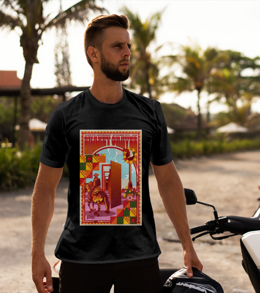 Tulips 6th Anniversary Shakey Graves November 20 2026 Fort Worth Texas Show T-Shirt