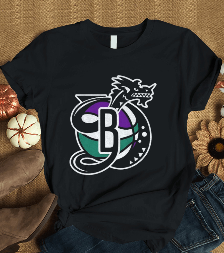 Swamp Dragons Basketball Team Emblem With Dragon And Ball T-Shirt