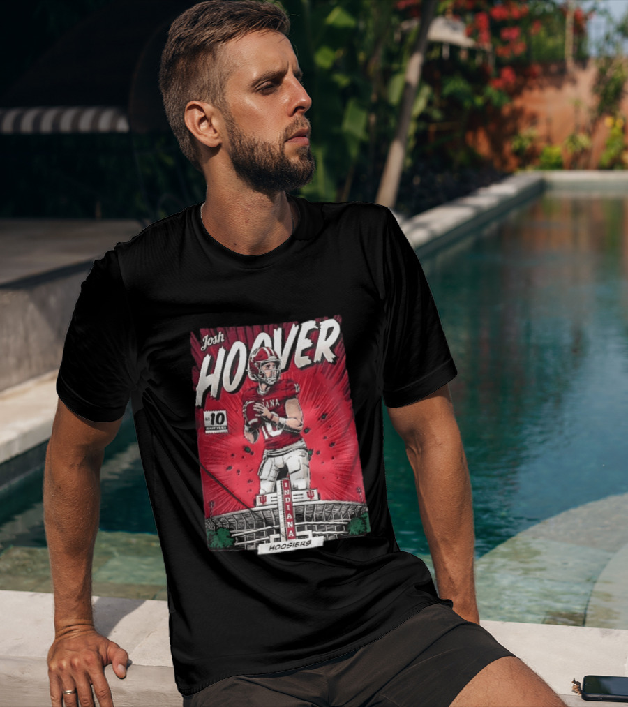 Josh Hoover Indiana Hoosiers Football Quarterback No 10 T-Shirt