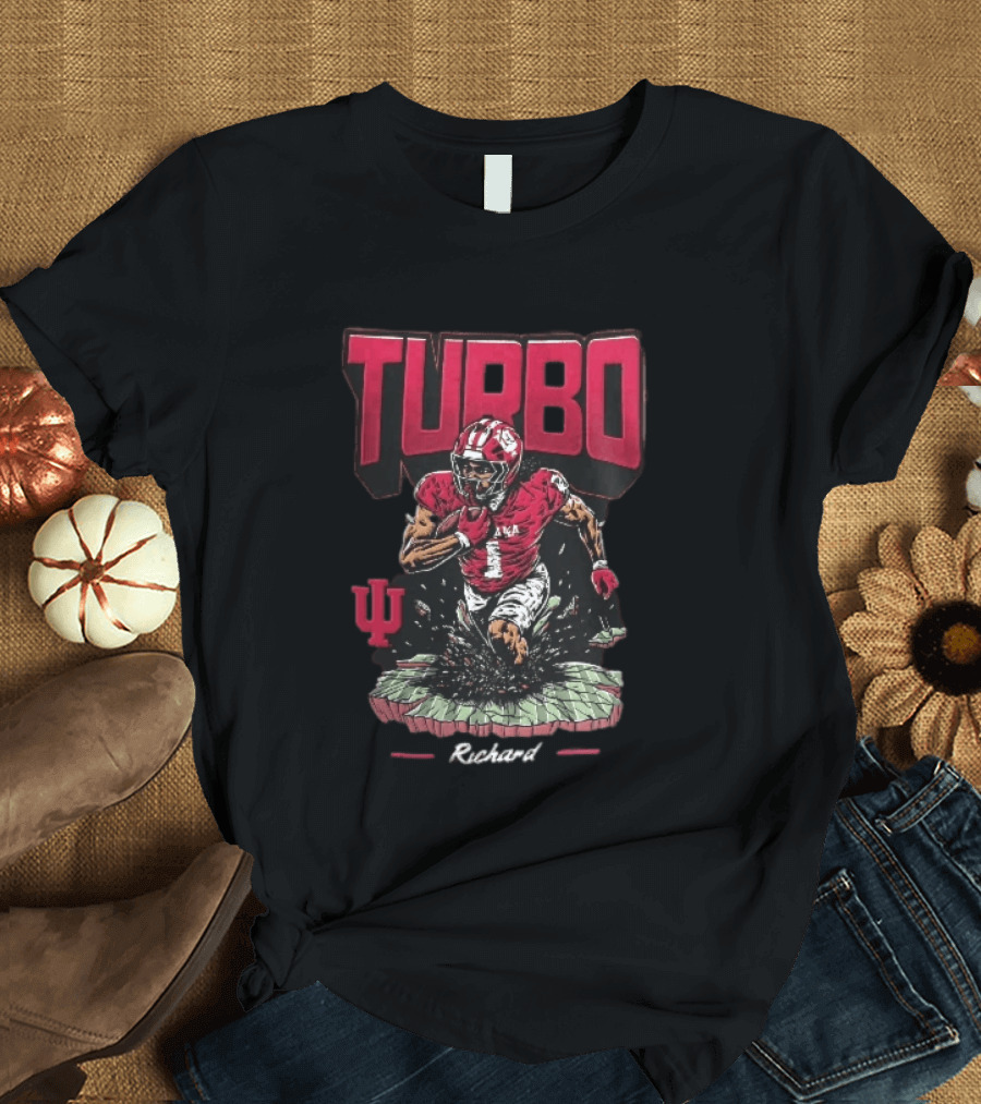 Turbo Richard Indiana Football Running Back Explosion T-Shirt
