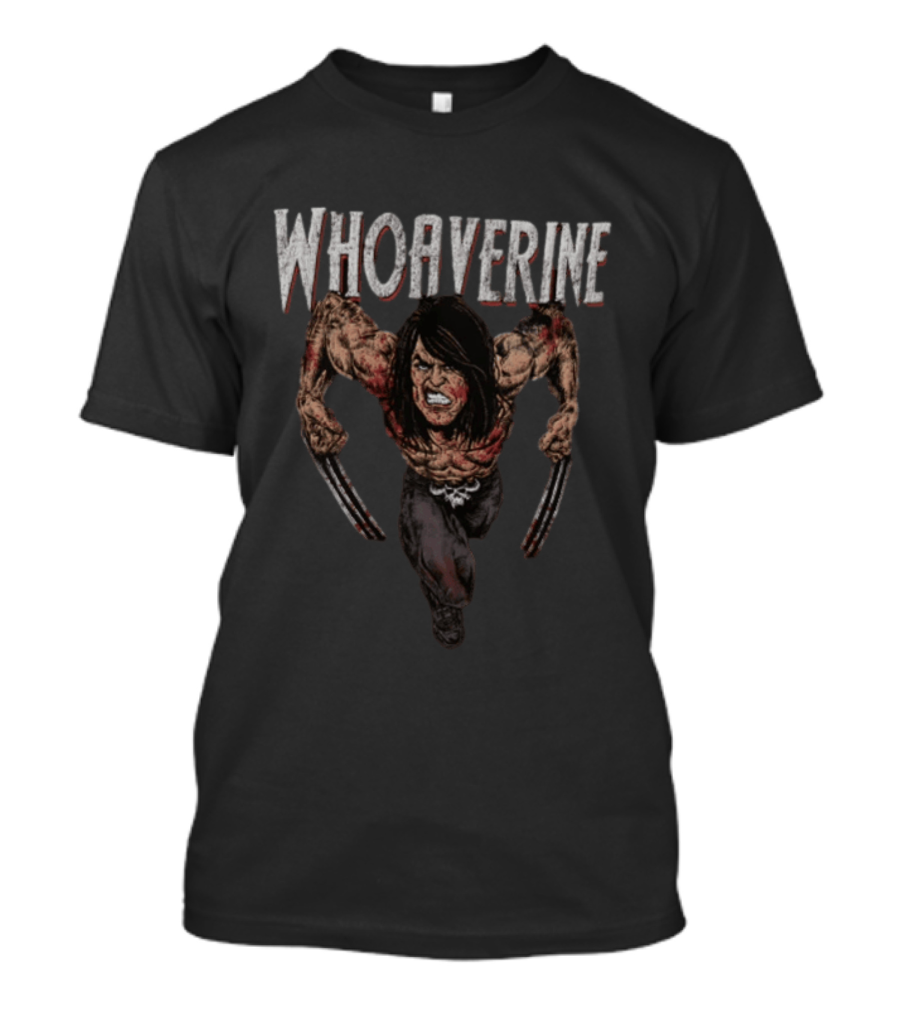 Whoaeverine Wolverine Claw Warrior Fantasy T-Shirt