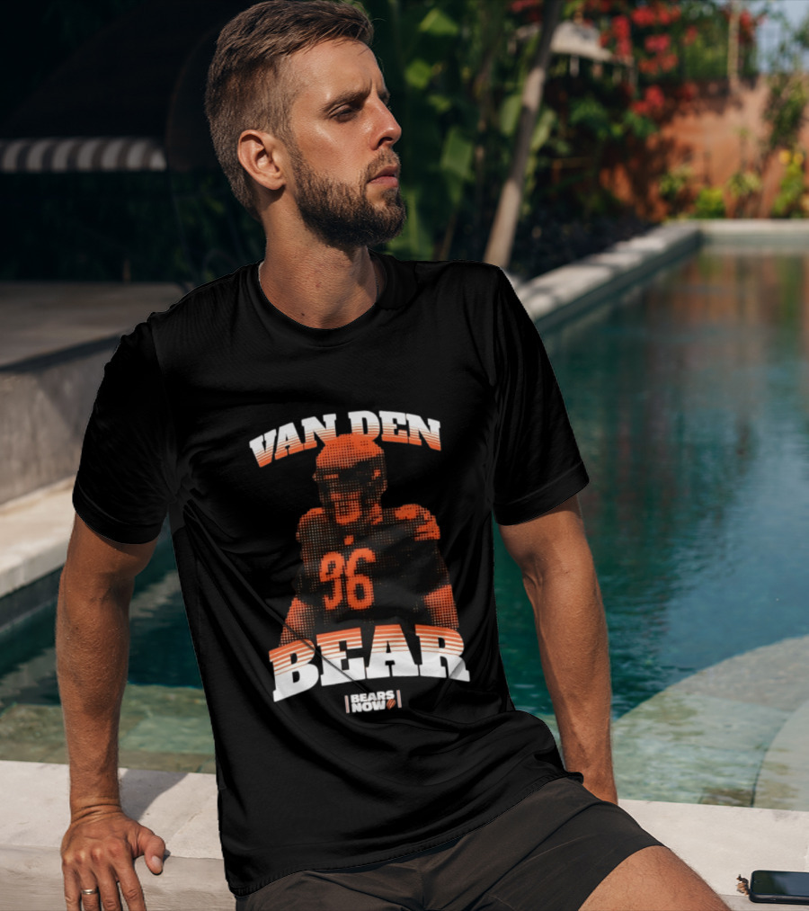 Van Den Bear Chicago Bears 36 T-Shirt
