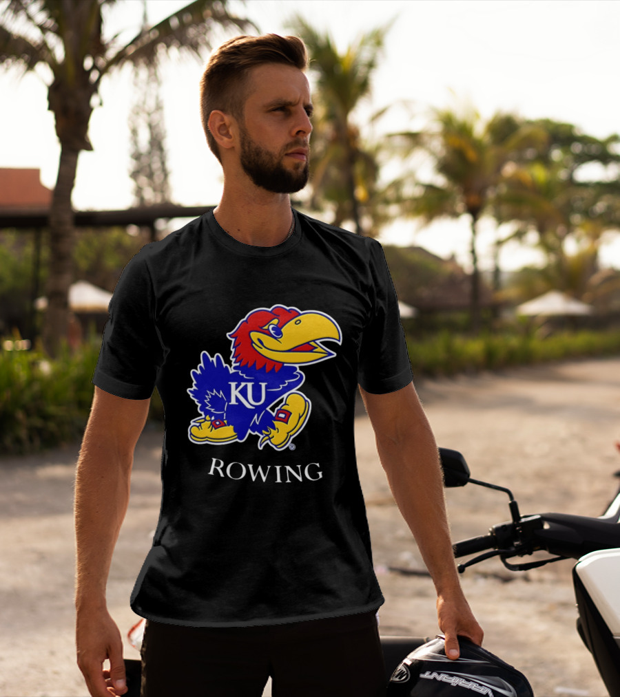 Kansas Jayhawks KU Rowing T-Shirt