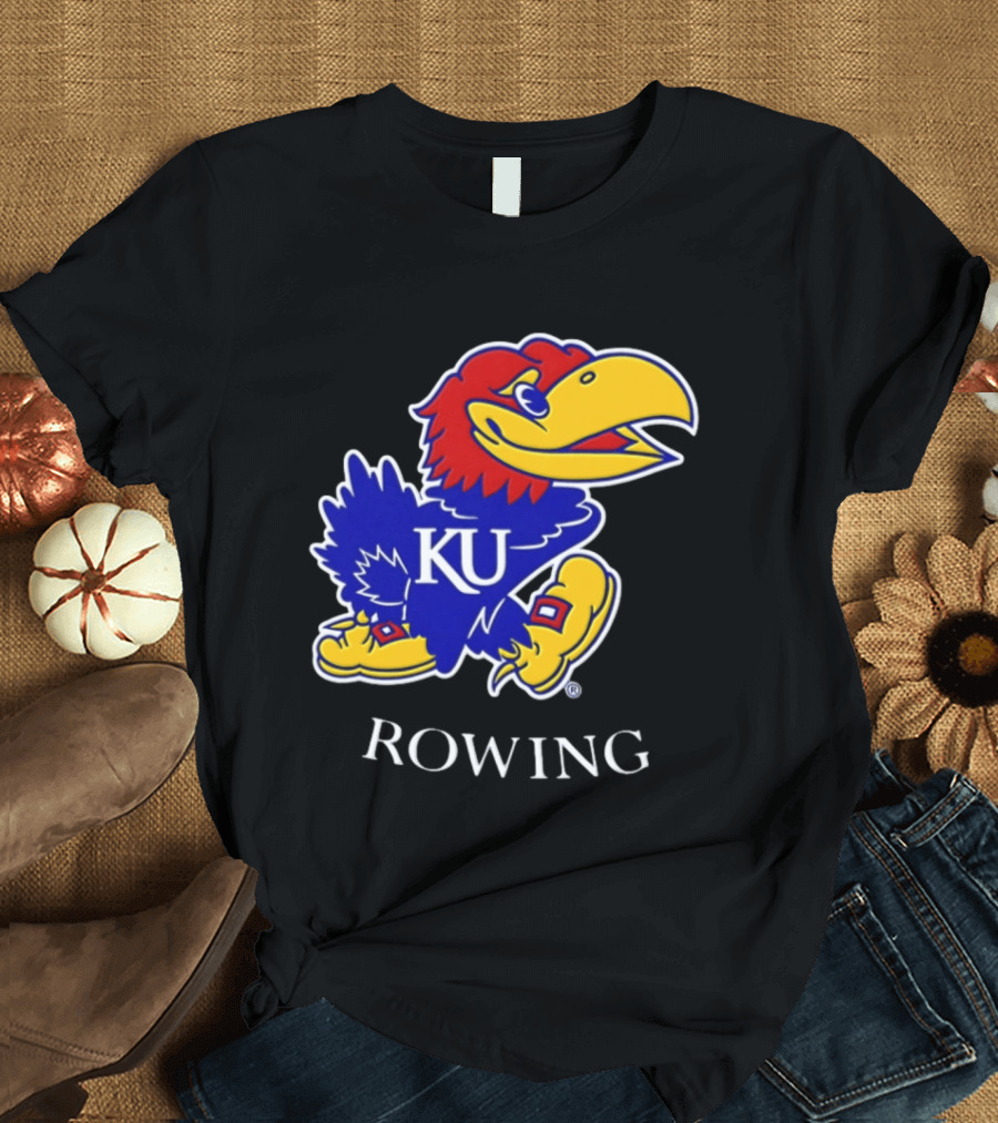 Kansas Jayhawks KU Rowing T-Shirt