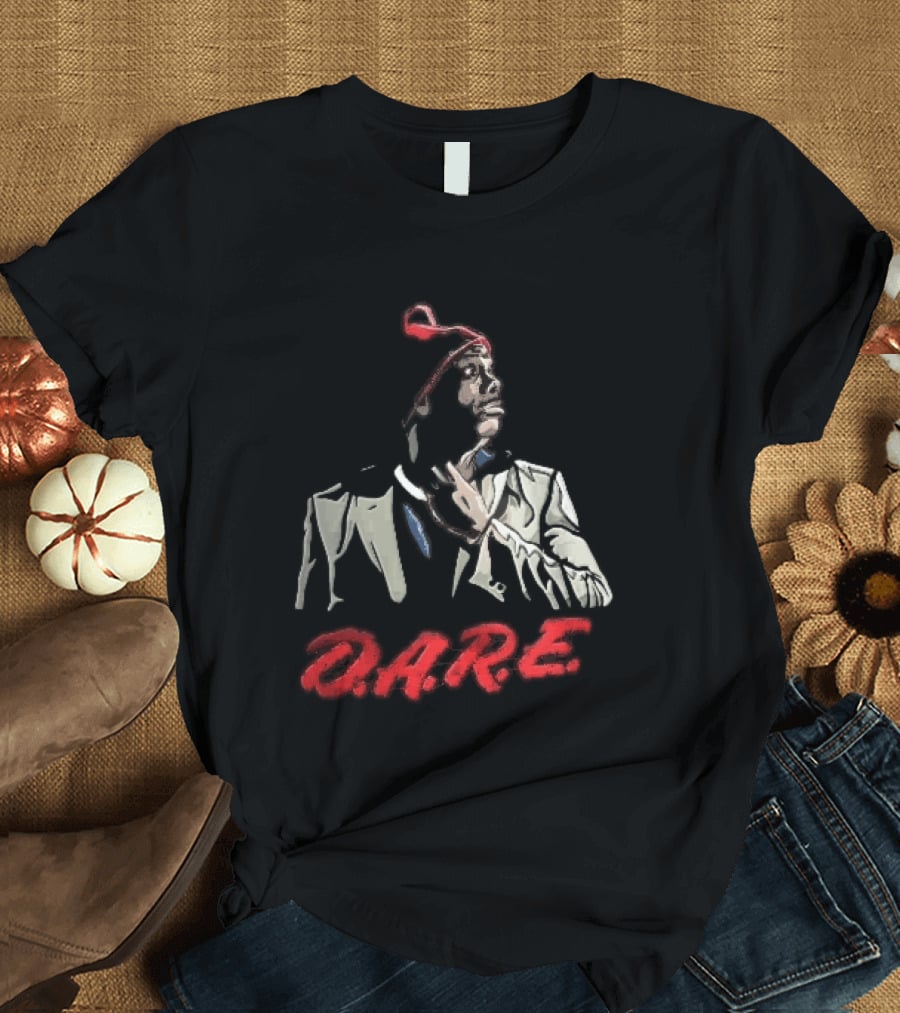 Tyrone Biggums D.A.R.E. Red Beanie Caricature T-Shirt