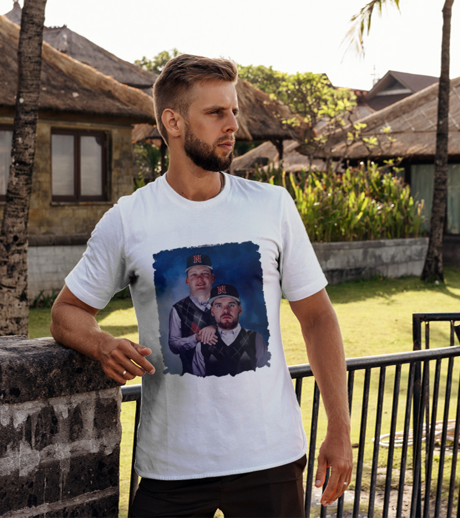 Brock Wilken And Luke Step Brothers N Cap Baseball T-Shirt