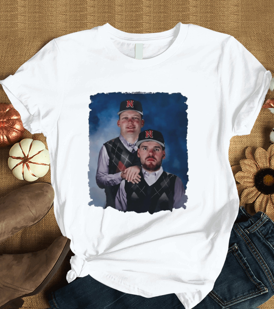 Brock Wilken And Luke Step Brothers N Cap Baseball T-Shirt