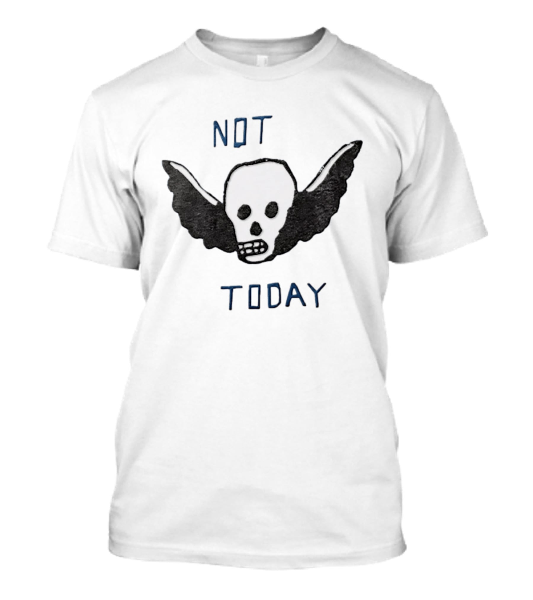 Outer Banks Not Today Skull Winged Graphic Chase Stokes John B T-Shirt