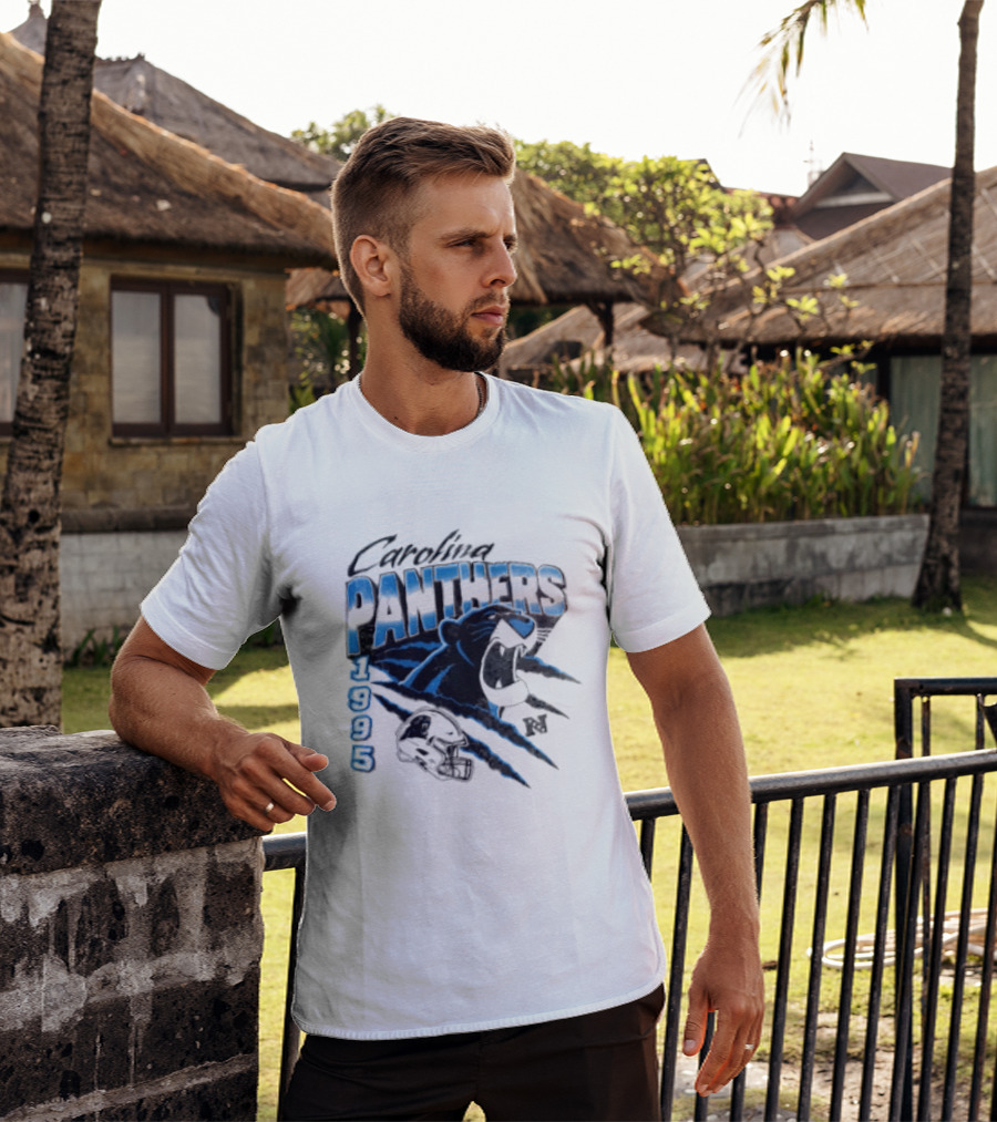 Carolina Panthers 1995 Bagheera All Star Scratch Claws T-Shirt