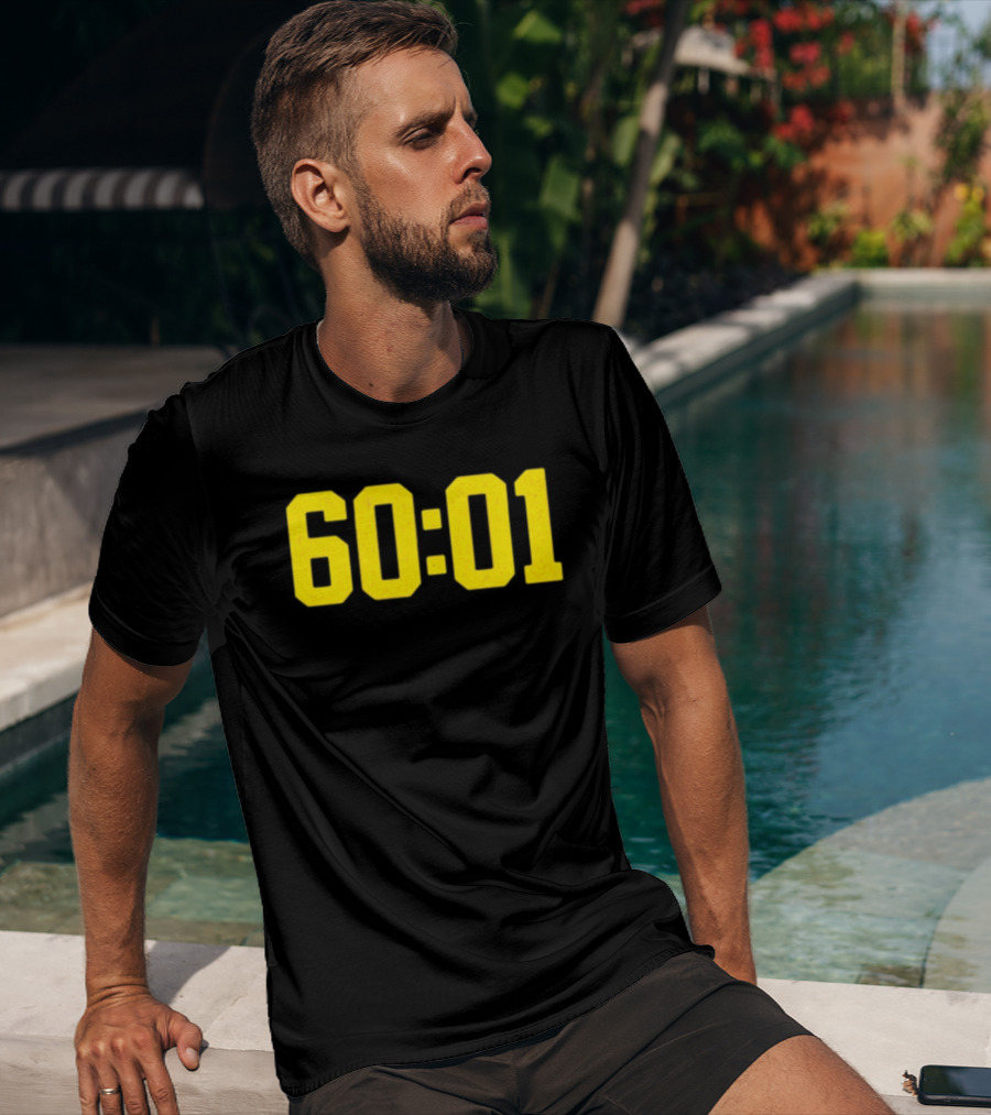 Michigan Wolverines 60 01 Sports Team Victory Time Code T-Shirt