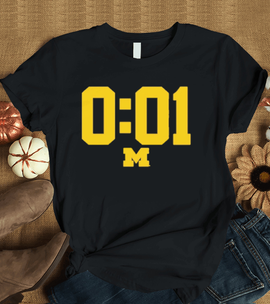 Michigan Wolverines 0.01 Seconds M T-Shirt