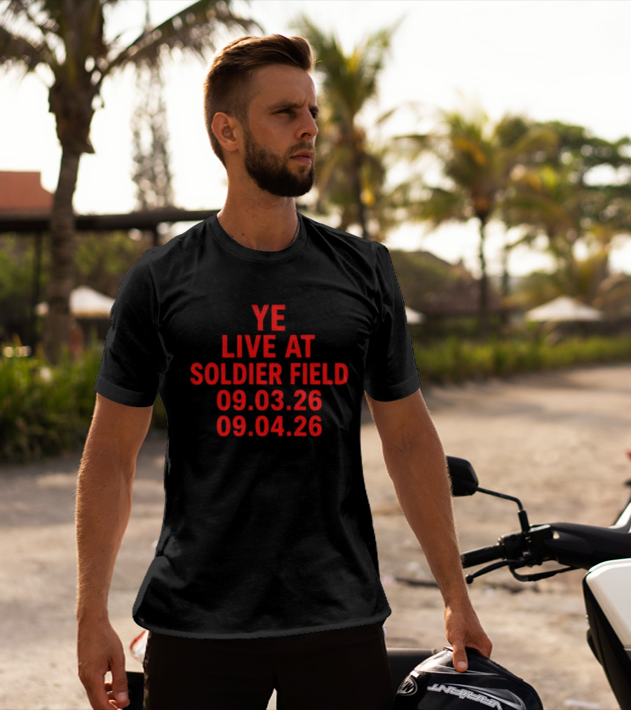 Ye Live At Soldier Field September 3 4 2026 Concert T-Shirt