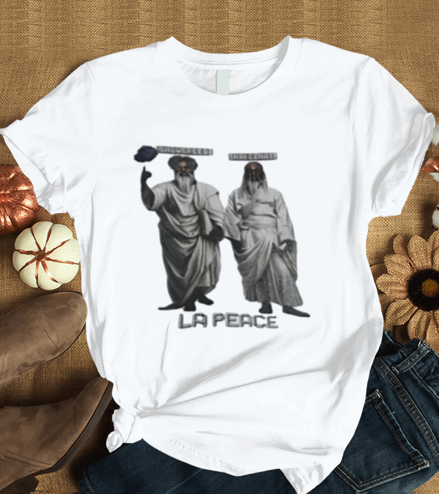 LA Peace Kai Cenat Speed Greek Statue Fashion Vibe T-Shirt