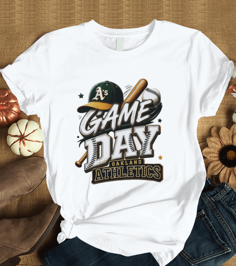 Oakland Athletics MLB Game Day A's Baseball 2026 T-Shirt