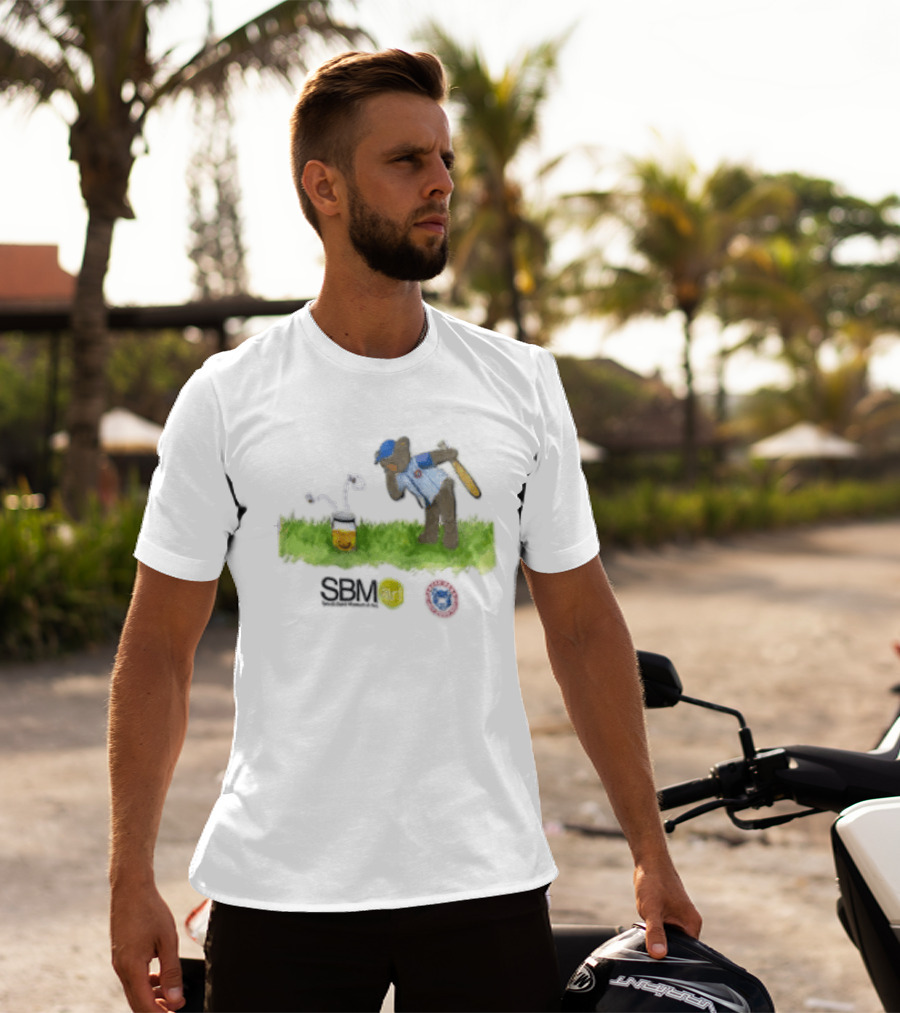 SB Mart South Bend Cubs Baseball Bear Museum T-Shirt