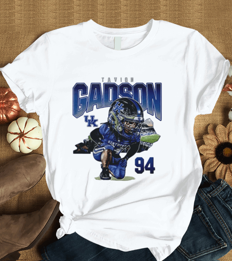 Tavion Gadson Kentucky Wildcats Football 94 UK T-Shirt