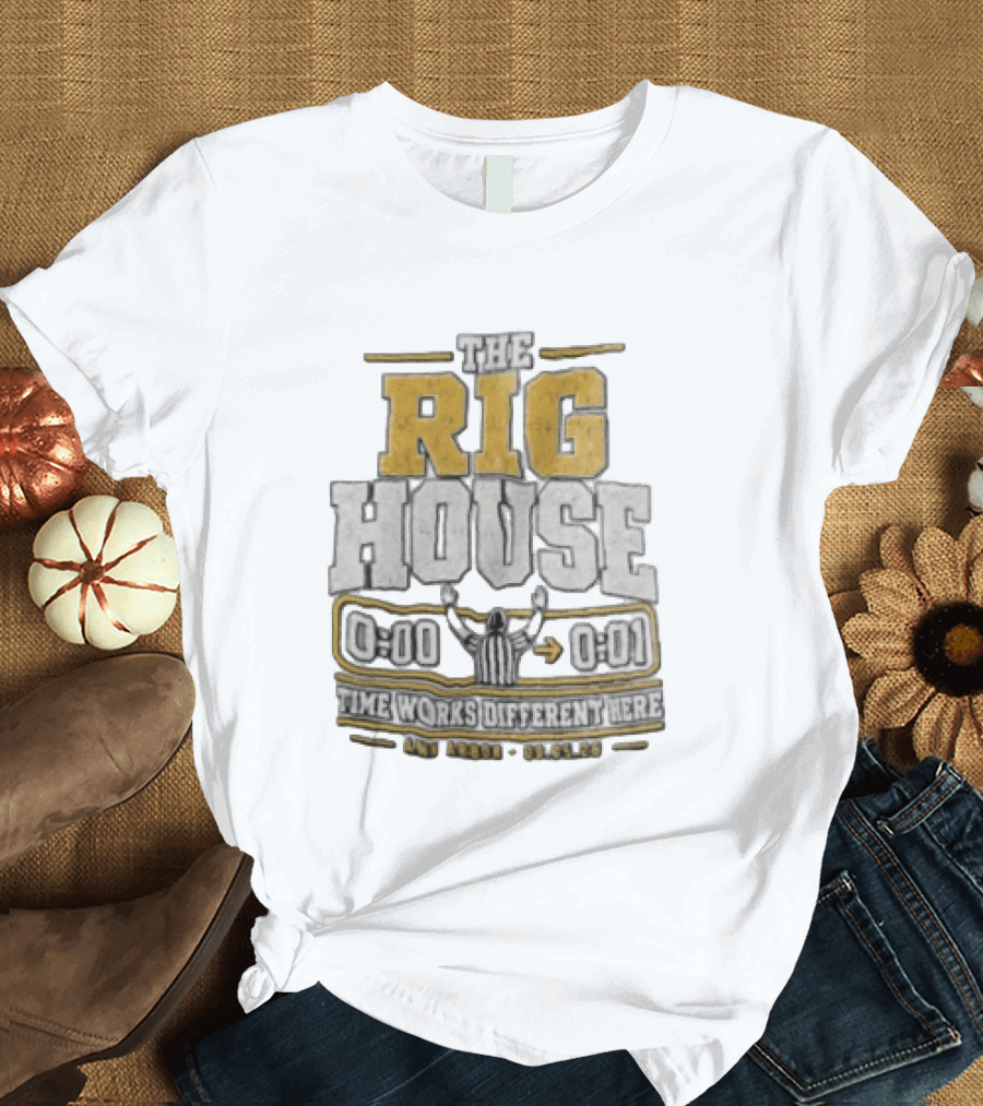 The Big House 0 00 To 0 01 Time Works Different Here Ann Arbor 09 05 26 T-Shirt