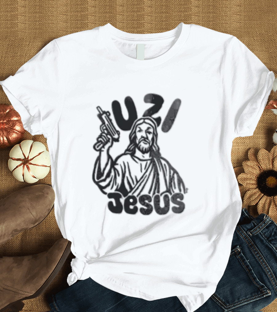 Uzi Jesus Iconic Urban Style Trend T-Shirt