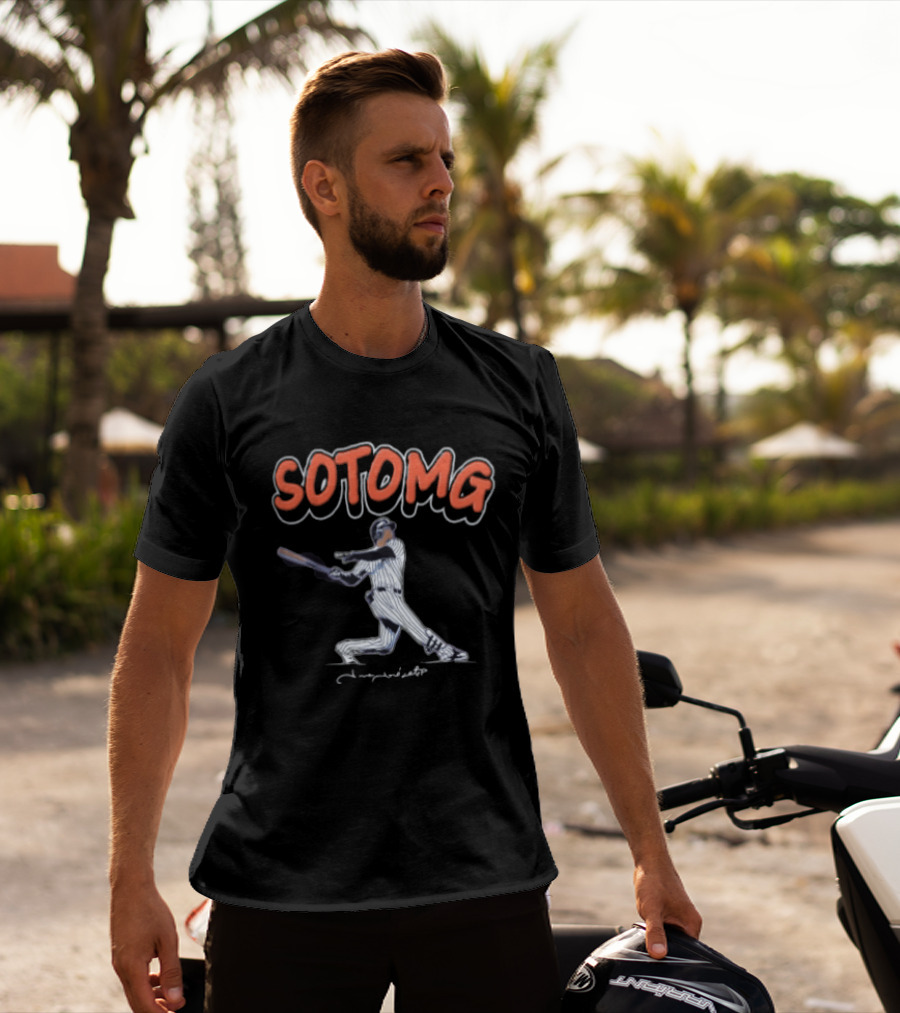 Juan Soto Sotomg New York Mets Baseball MLB Player Yankees Pinstripe Jersey T-Shirt