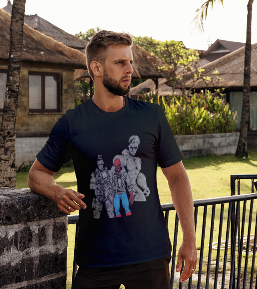 Spider Man The Punisher Hulk Brand New Day Heroes T-Shirt