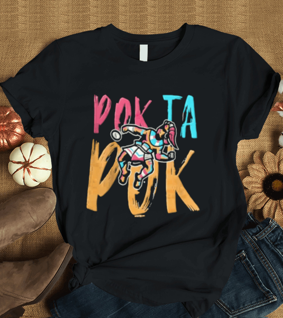 Pok Ta Pok Copa Pensacola Pensacola Blue Wahoos MiLB Baseball Playful Athletic T-Shirt