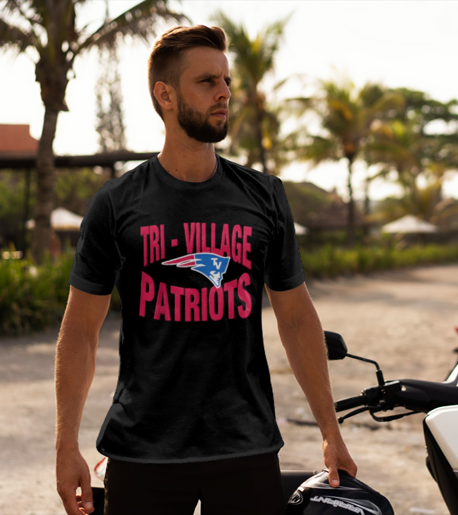 Tri Village Patriots New England Patriots Football 2026 Logo TV T-Shirt