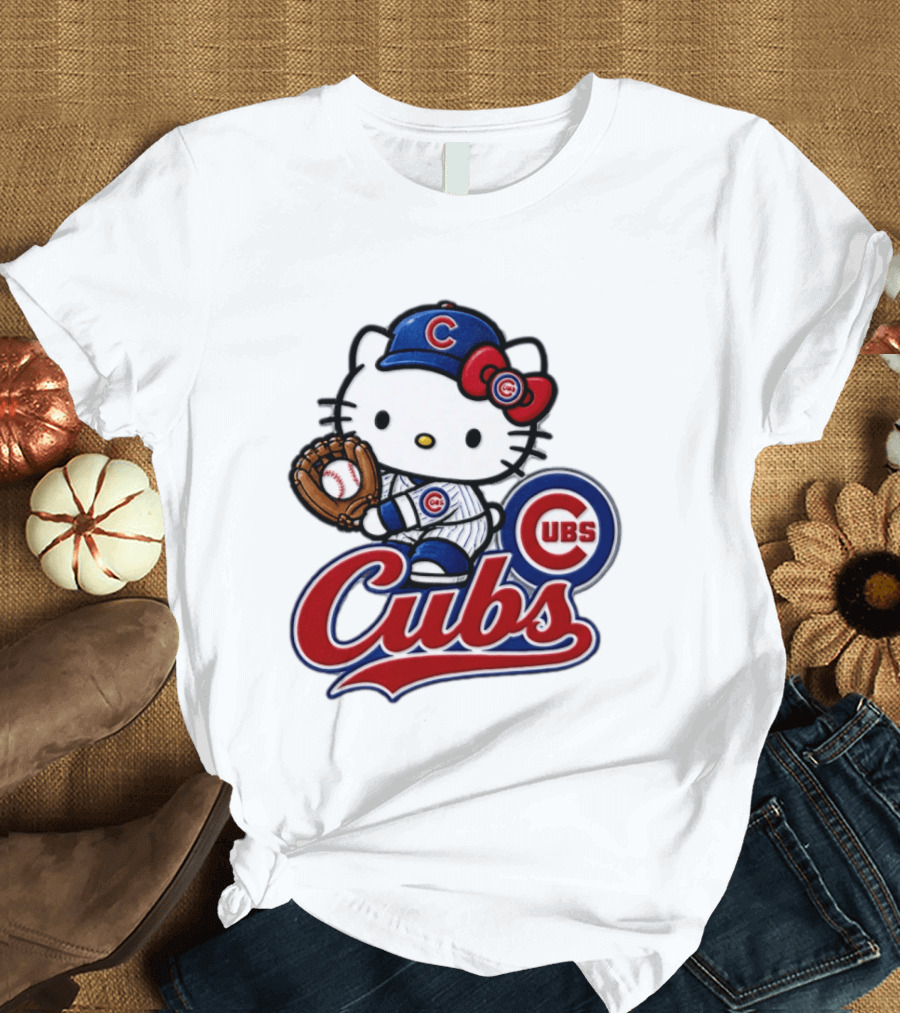 Hello Kitty Cubs 2026 MLB Baseball Chicago T-Shirt