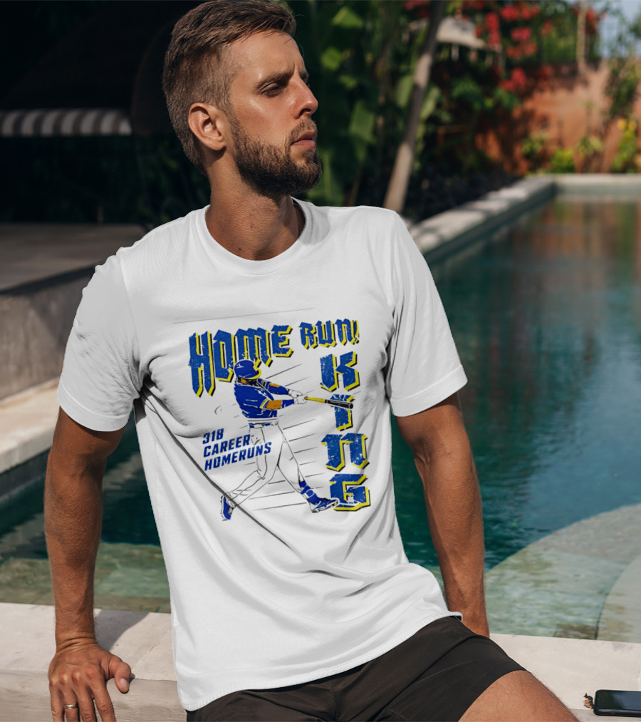 Home Run King 318 Career Homeruns Baseball Player T-Shirt