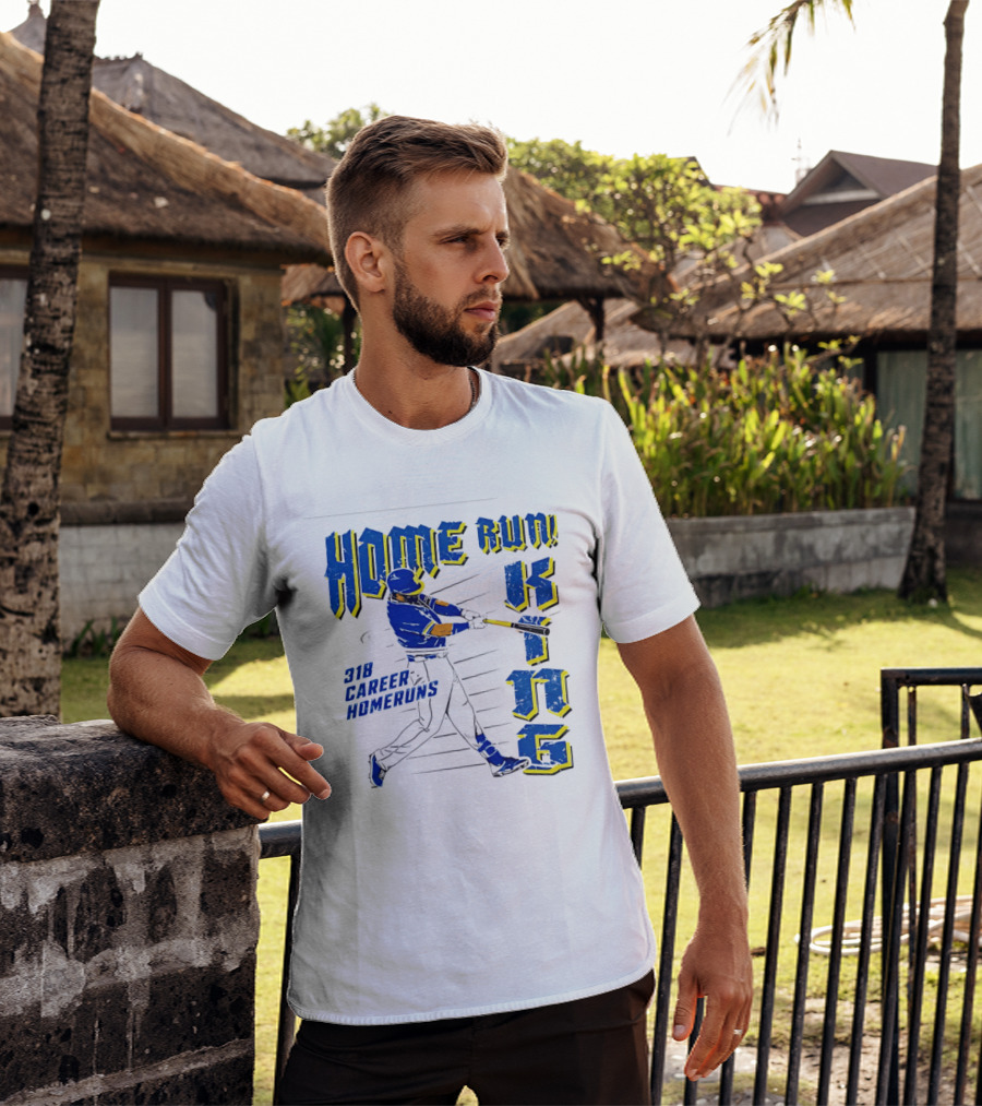 Home Run King 318 Career Homeruns Baseball Player T-Shirt