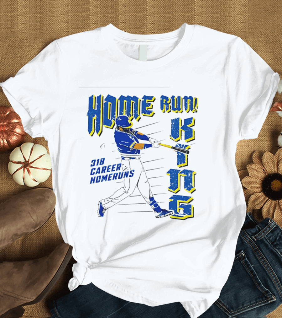 Home Run King 318 Career Homeruns Baseball Player T-Shirt