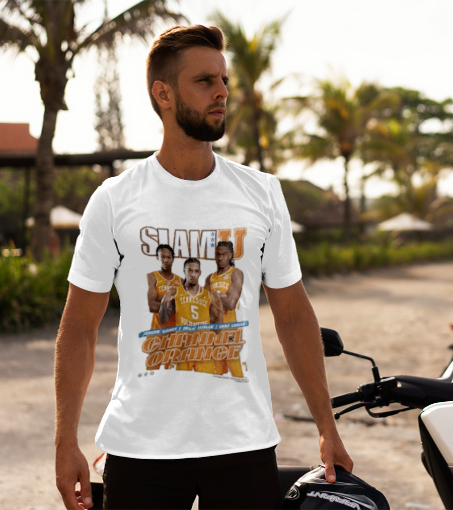 Slam University Tennessee Channel Orange Jordan Gainey Zakai Zeigler Chaz Lanier T-Shirt