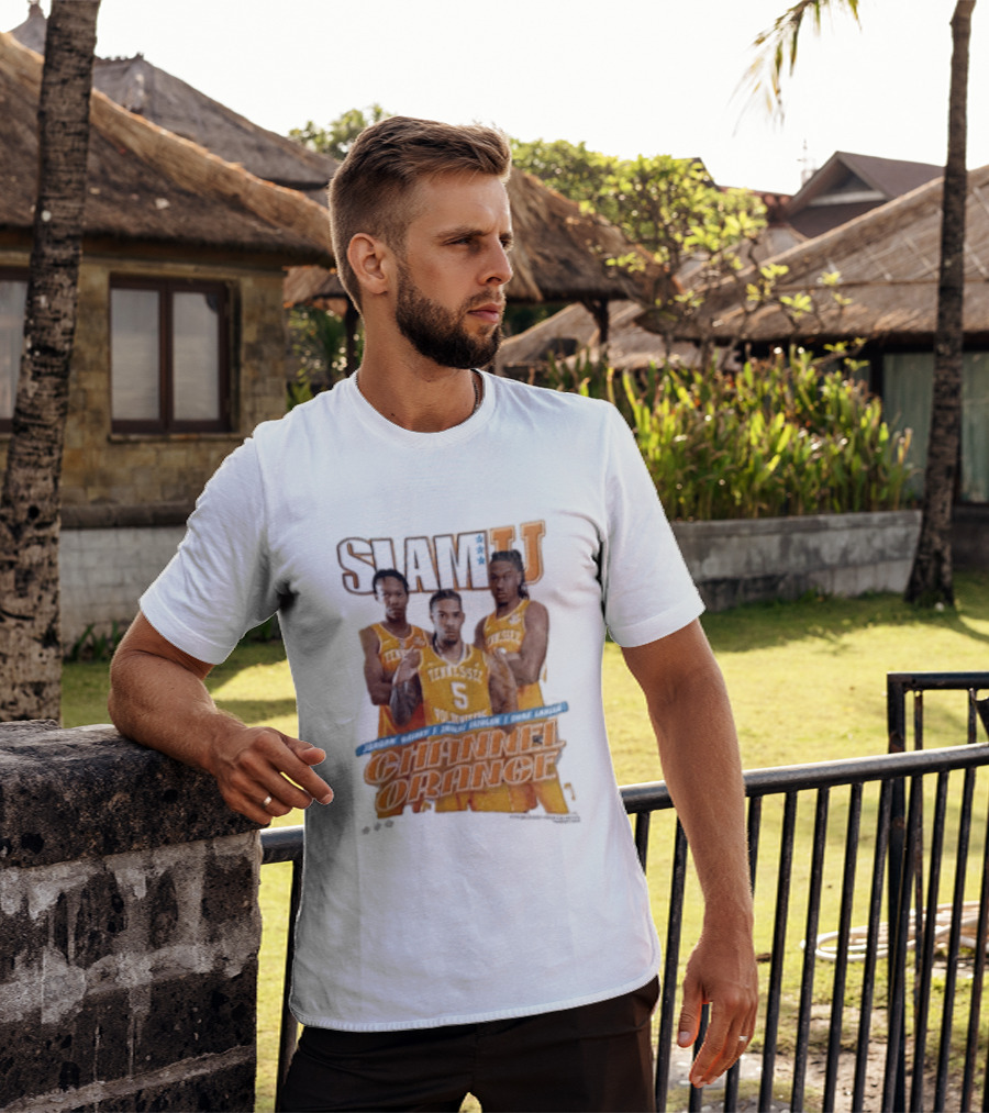 Slam University Tennessee Channel Orange Jordan Gainey Zakai Zeigler Chaz Lanier T-Shirt