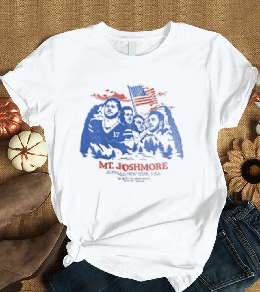 Mt. Joshmore Buffalo New York USA Josh Allen Football Fans Collectible T-Shirt