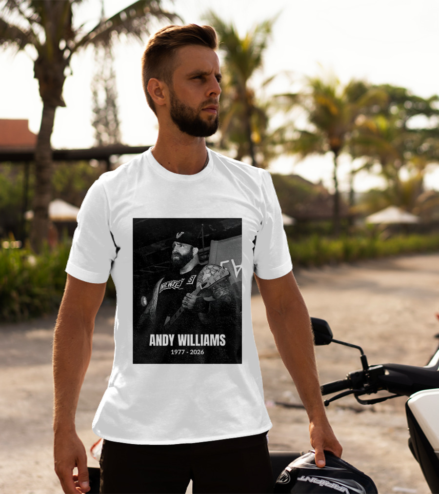 Andy Williams 1977 2026 Every Time I Die T-Shirt