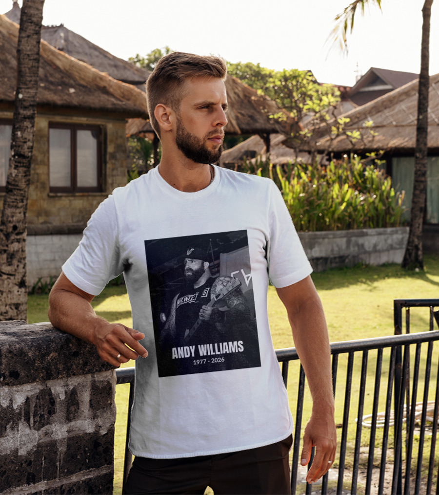 Andy Williams 1977 2026 Every Time I Die T-Shirt