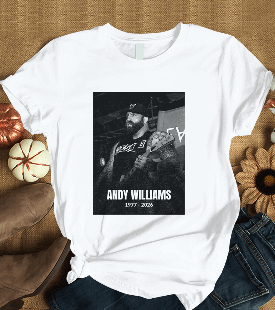Andy Williams 1977 2026 Every Time I Die T-Shirt