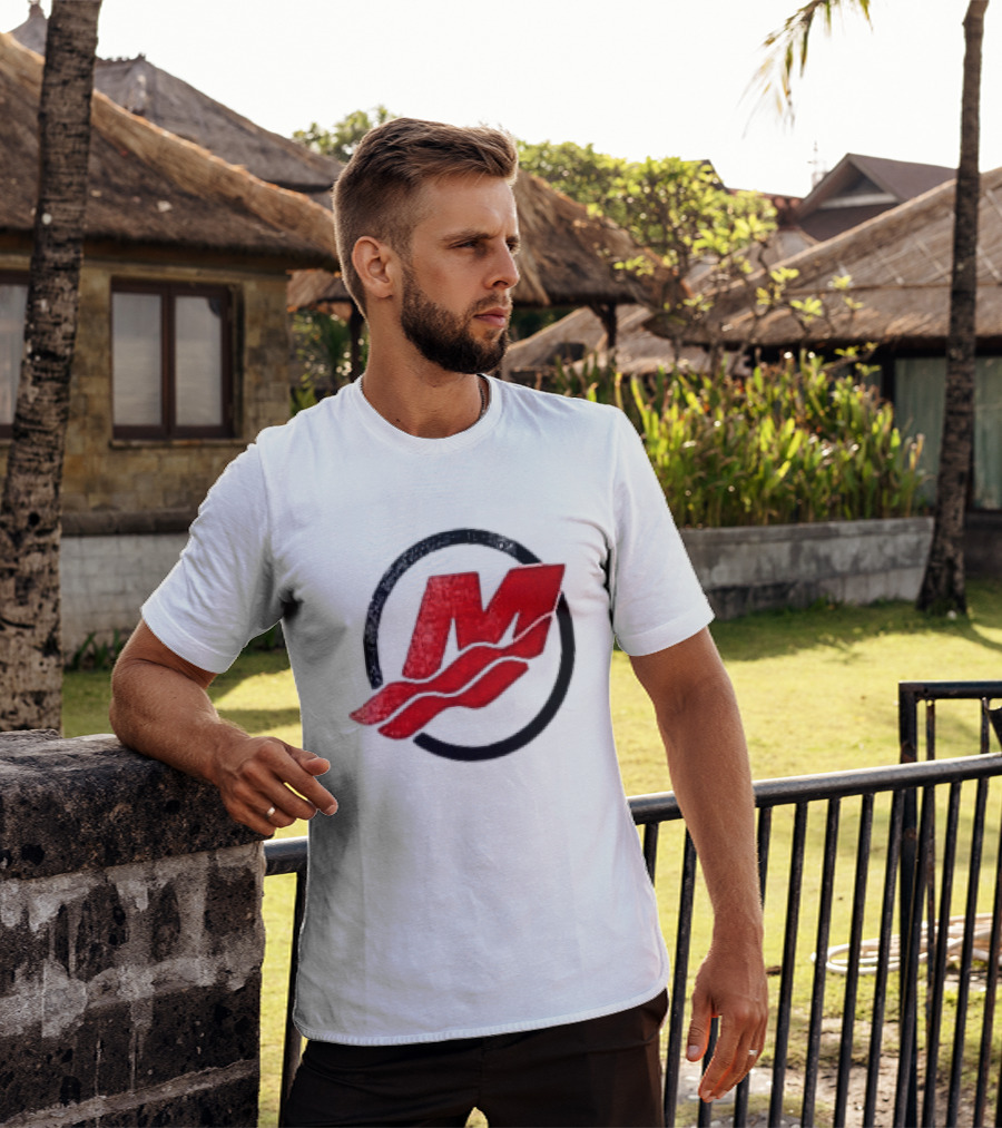 Motorsport Oversized Red M With Wave Racing T-Shirt