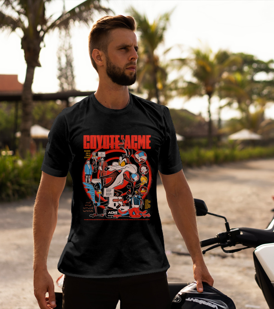 Coyote Vs Acme Based On A True Story Warner Bros Animation T-Shirt
