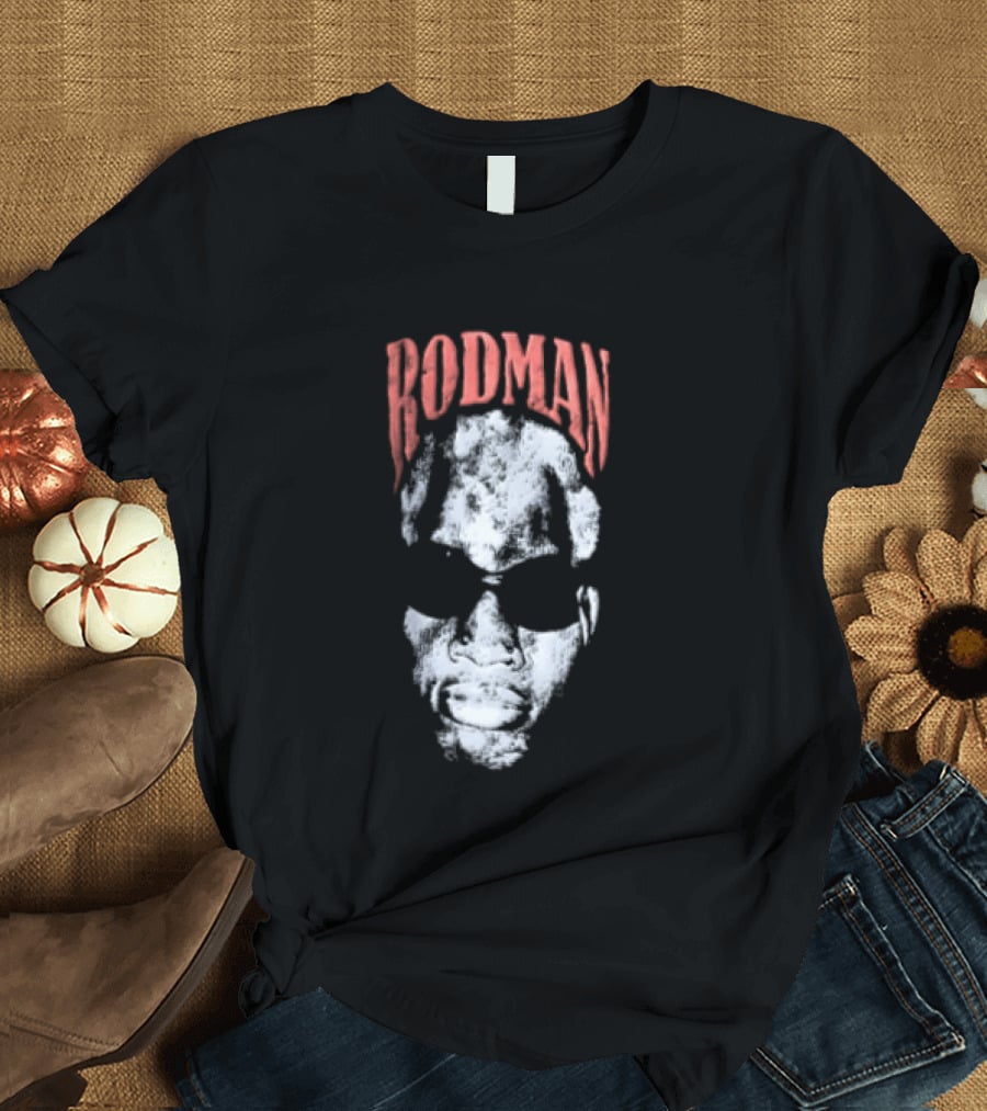 Rodman Glasses Chicago Bulls Basketball T-Shirt