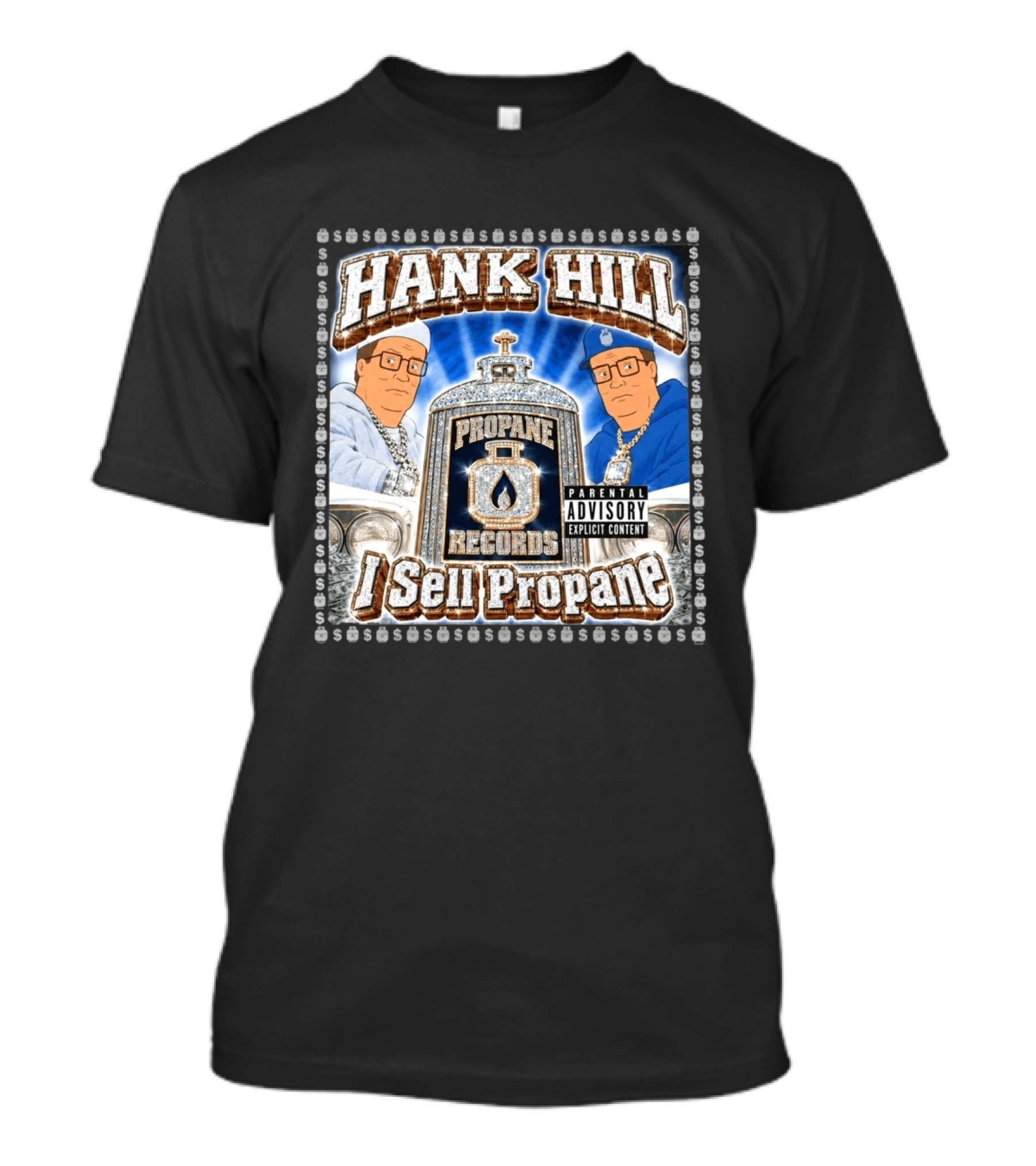 Hank Hill Propane Records I Sell Propane T-Shirt