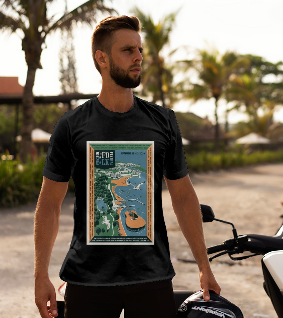 Evans Folk Festival 2026 Concert September 12 13 Trampled By Turtles Valerie June Folk Trio T-Shirt