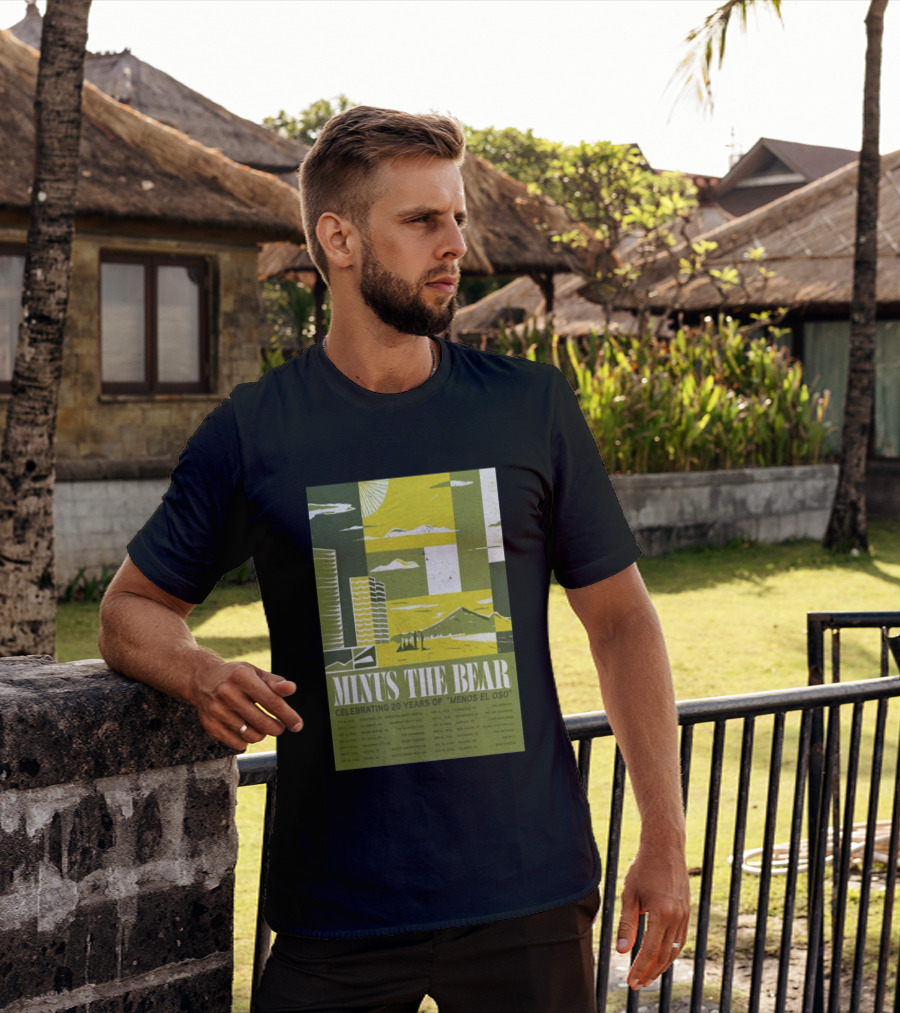 Minus The Bear Celebrating 20 Years Of Menos El Oso 2026 US Tour Dates T-Shirt