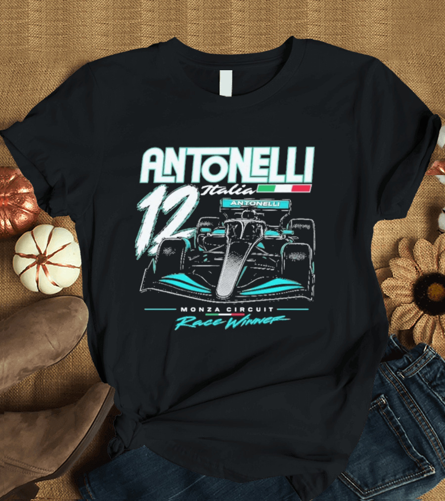 Antonelli Italia 12 Monza Circuit Race Winner T-Shirt