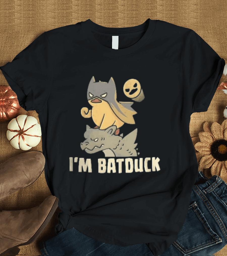 Im Batduck Yellow Duck Mask Gargoyle Spotlight Hero T-Shirt