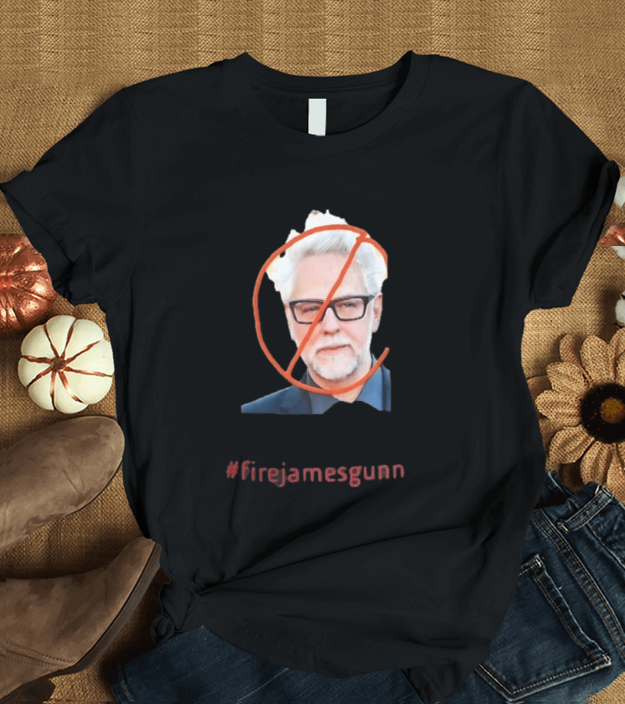 #FireJamesGunn Photo Red No T-Shirt