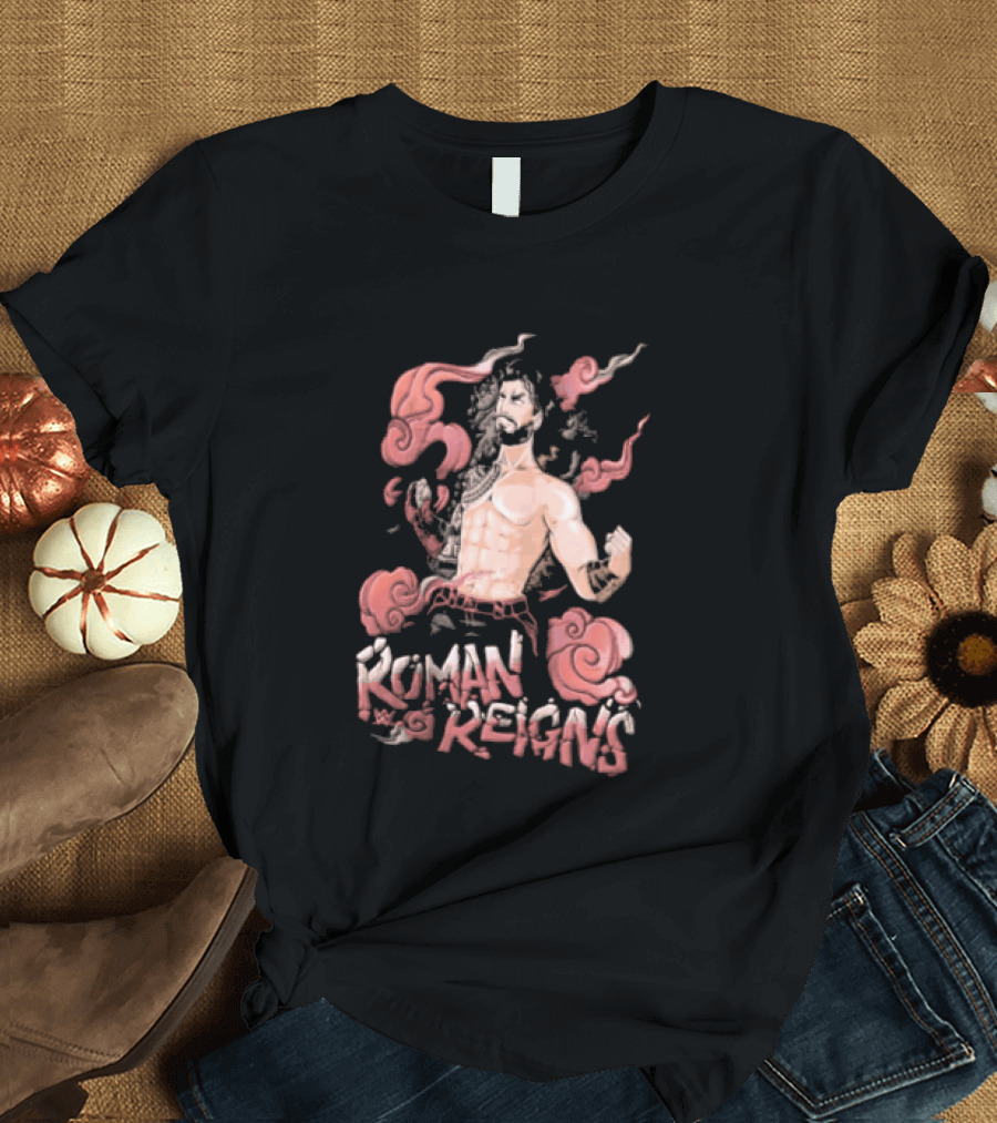 Roman Reigns WWE Anime T-Shirt