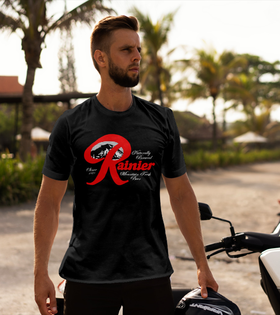 Since 1878 Rainier Naturally Brewed Mountain Fresh Beer T-Shirt